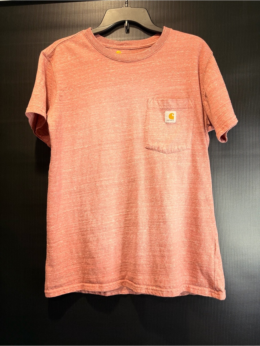 Carhartt Short-Sleeve Pocket Tee — Heathered Rust